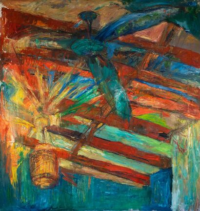 Invisible Burn - a Paint Artowrk by Darren  Singer